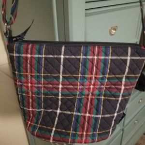 Vera Bradley plaid crossbody purse